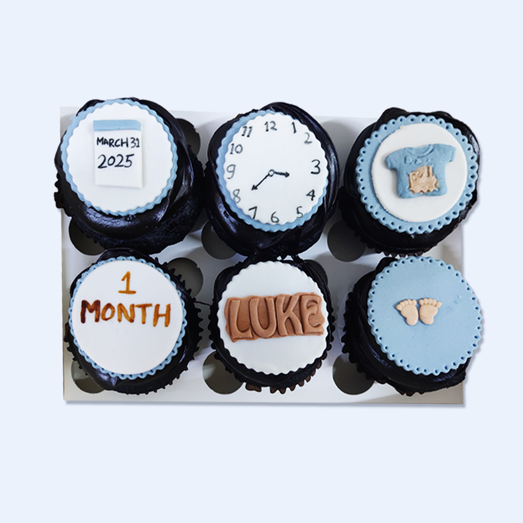 1st Month Cupcakes - Crave by Leena