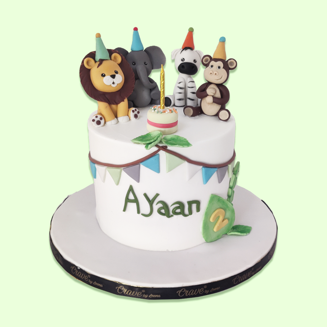 Animal Celebration Cake - Crave by Leena