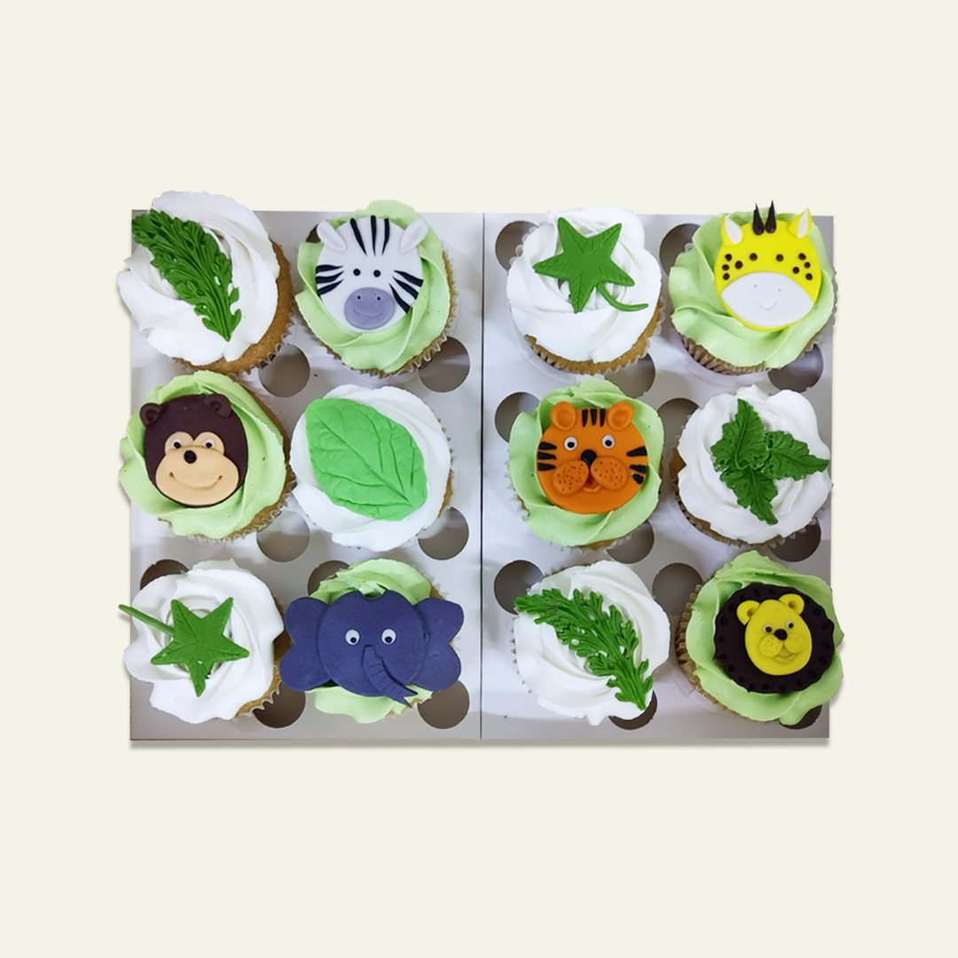 Animal Theme Cupcakes - Crave by Leena