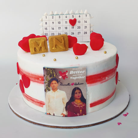 Anniversary Calendar Cake - Crave by Leena
