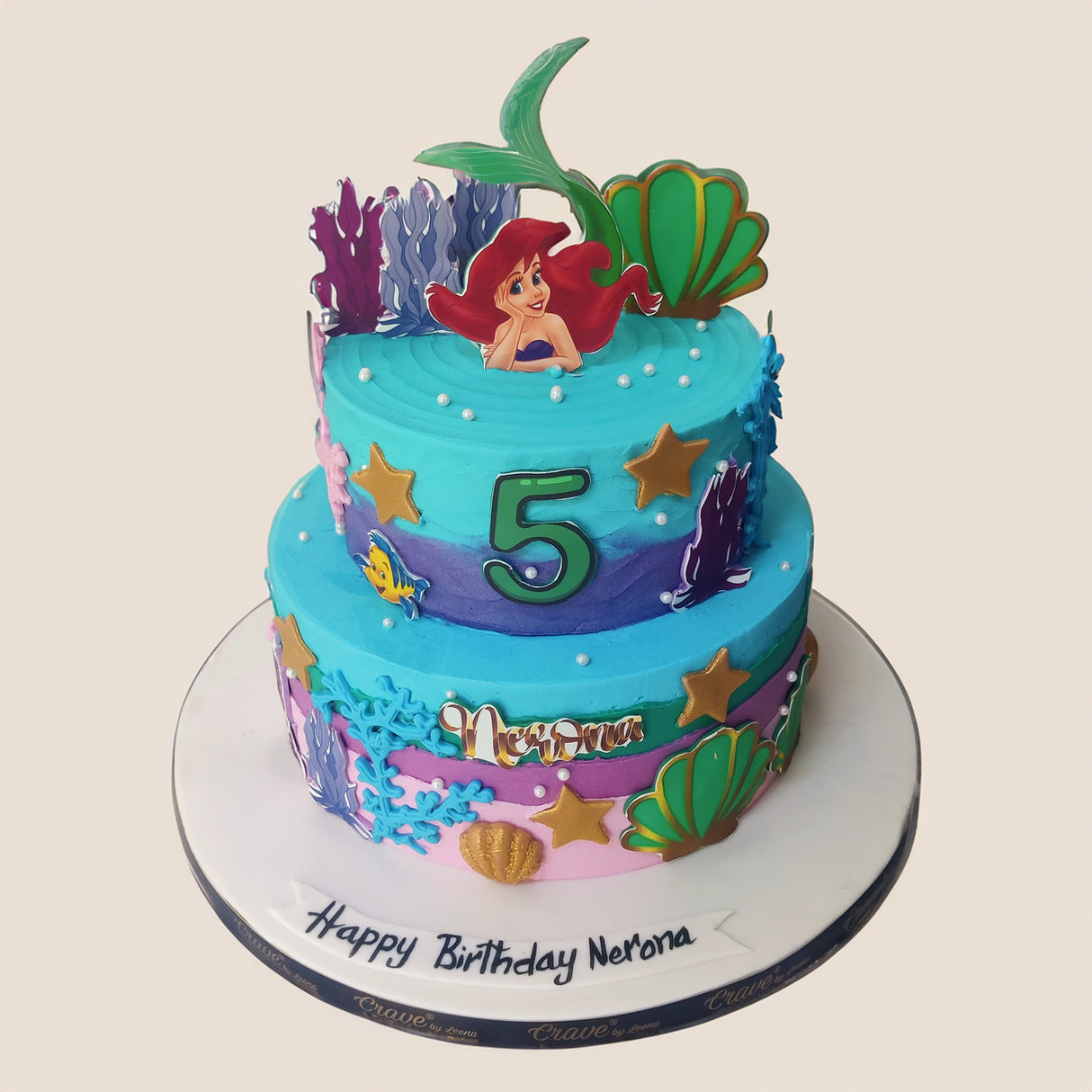 Ariel Theme Cake - Crave by Leena