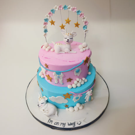 Baby Shower Bambi Cake - Crave by Leena