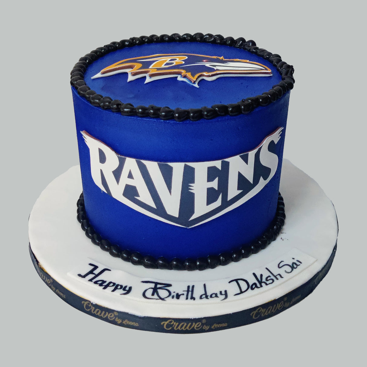 Baltimore Ravens cake - Crave by Leena