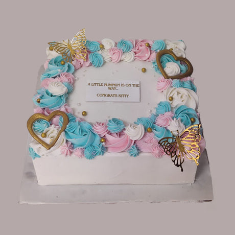 Beautiful Floral Butterfly Cake - Crave by Leena