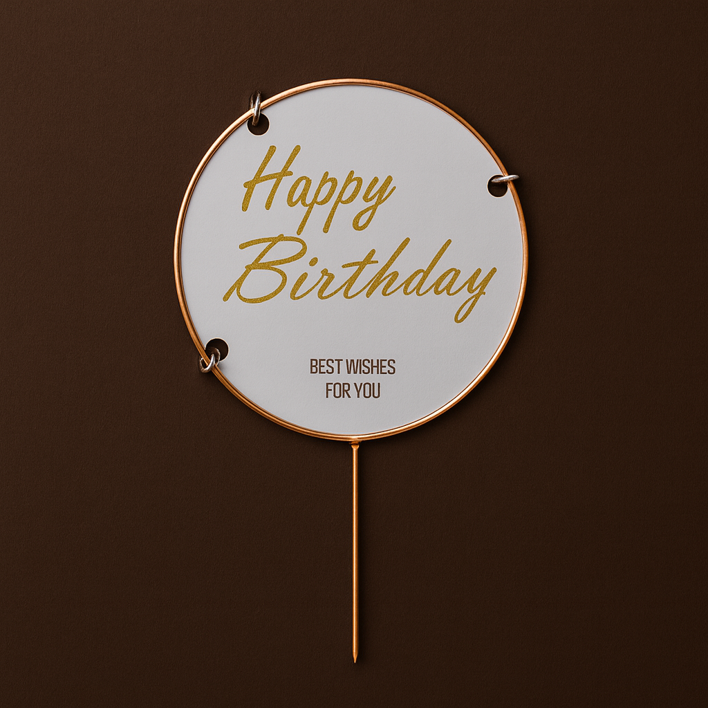 Happy Birthday Cake Toppers - Crave by Leena