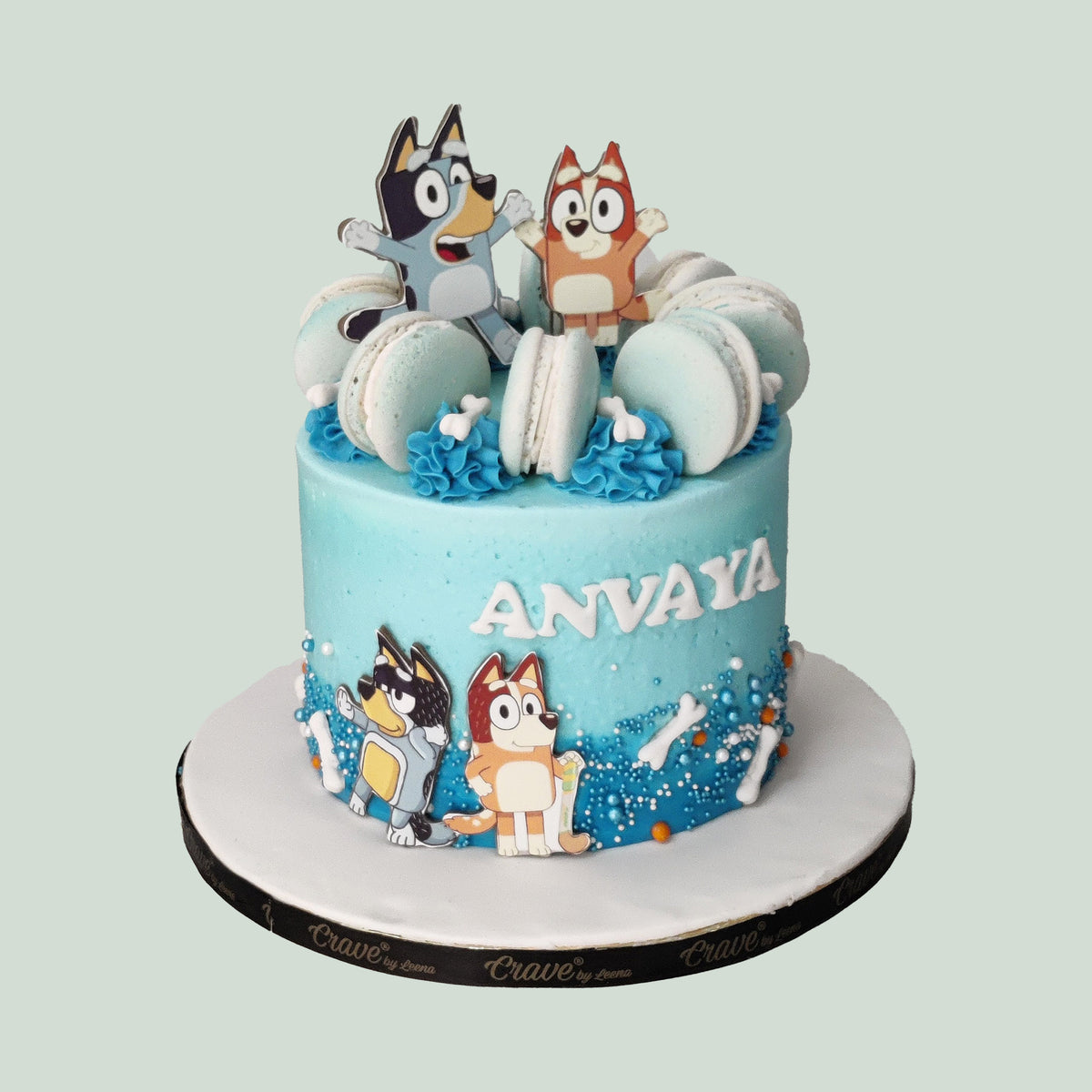 Bluey Theme Cake Crave By Leena