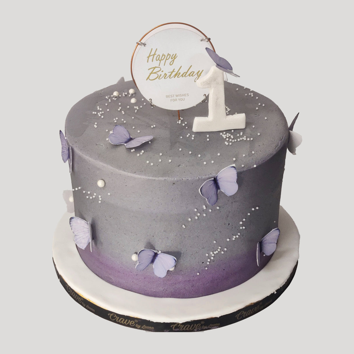 Butterfly Theme Cake - Crave by Leena