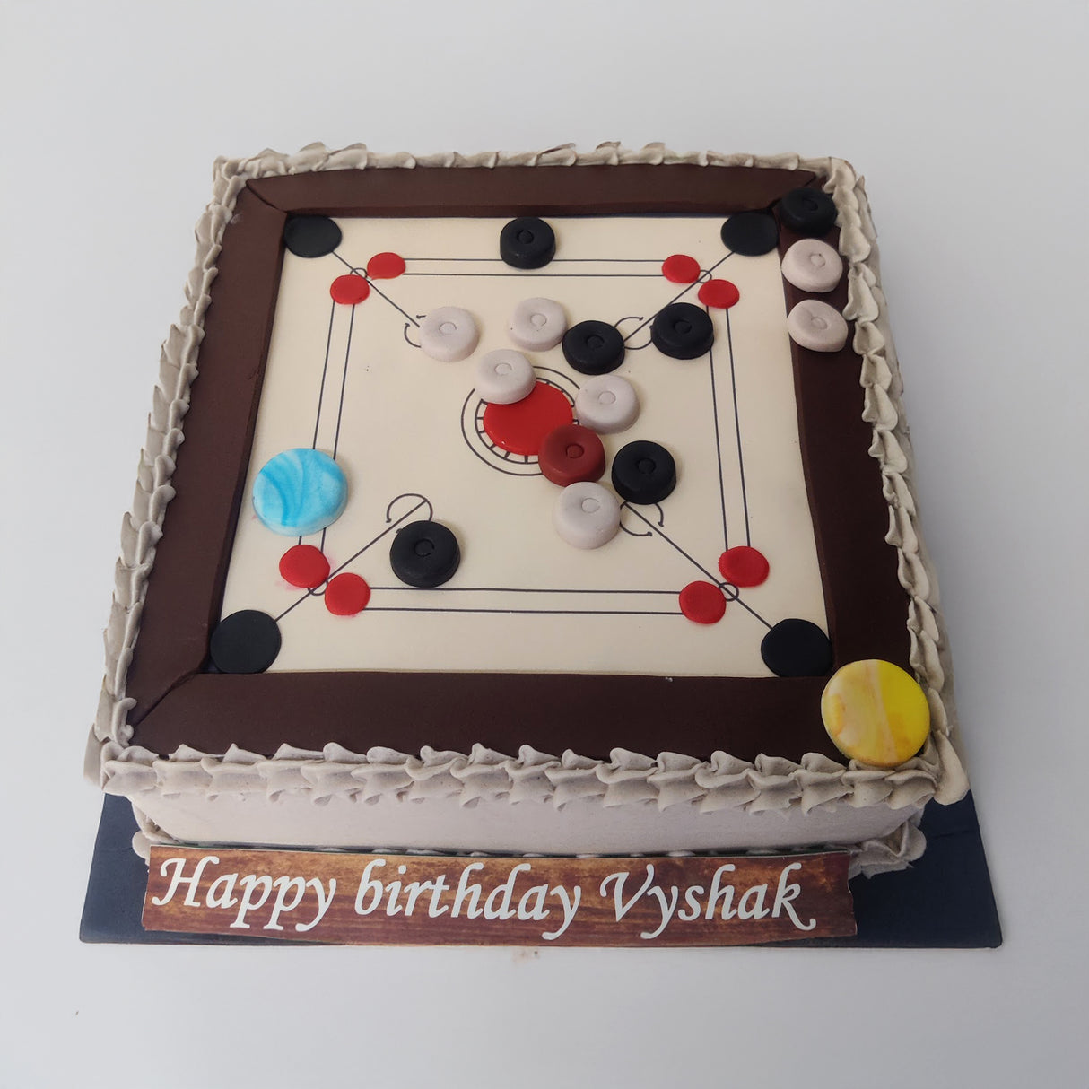 Carrom Board Cake - Crave by Leena