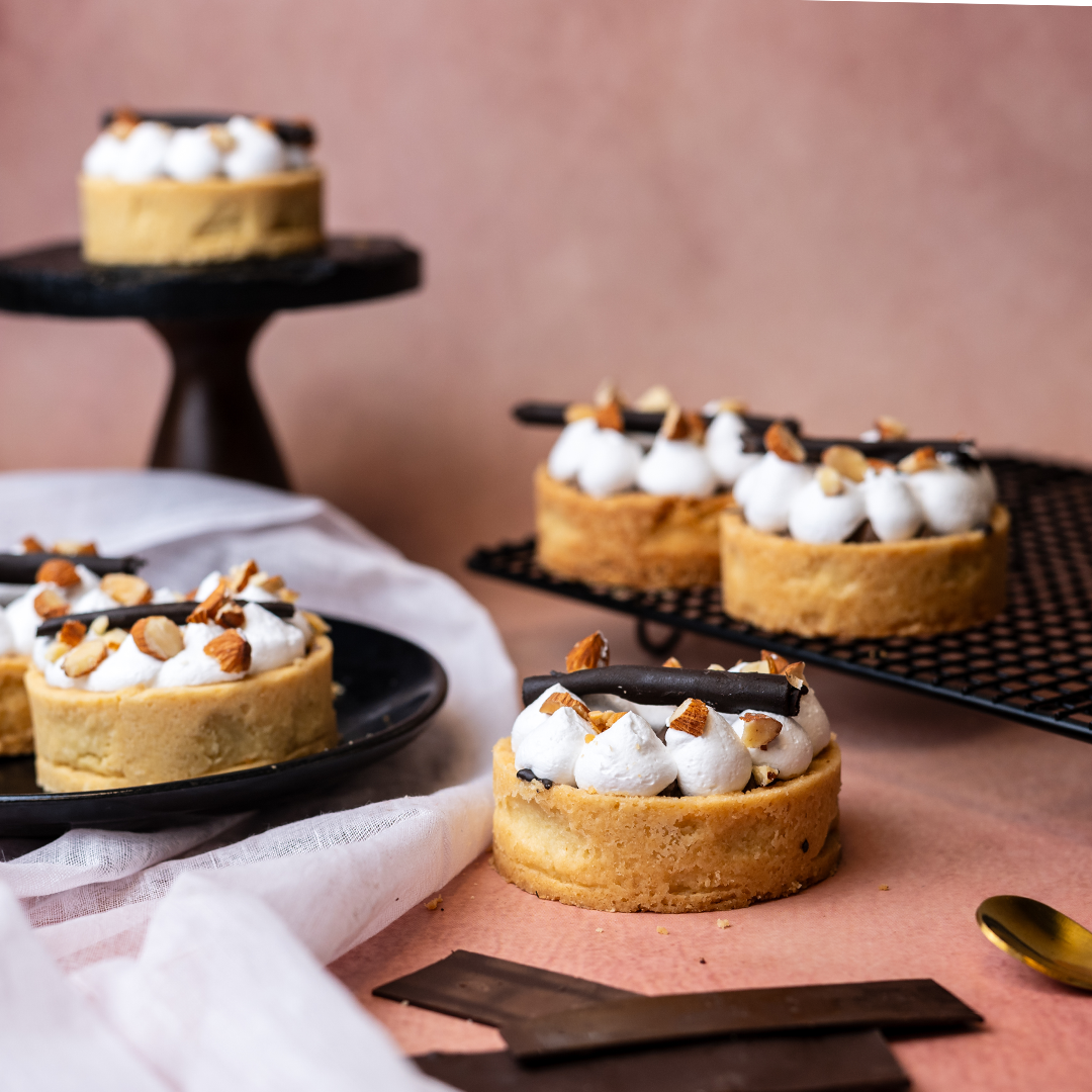 Chocolate Custard Tarts - Crave by Leena