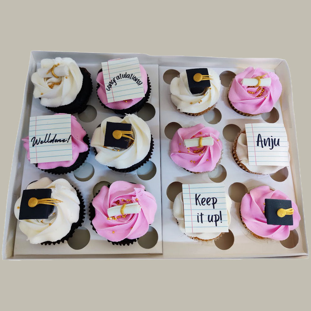 Grad Day Cupcakes - Crave by Leena