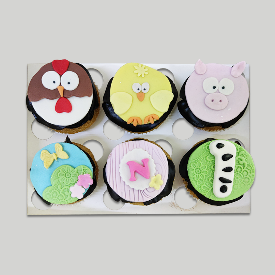 Cute Farm Species Cupcakes - Crave by Leena