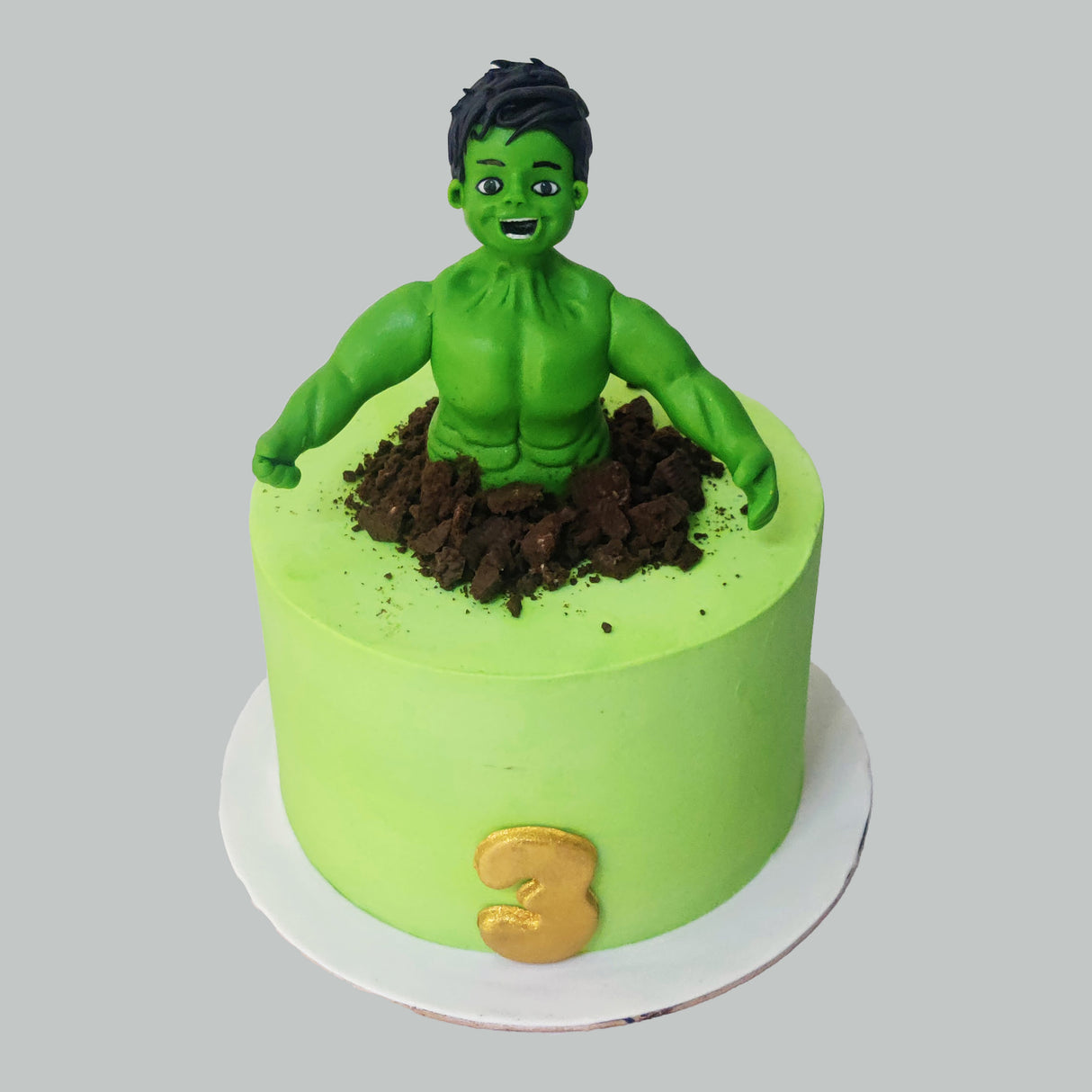 Cute Hulk cake - Crave by Leena
