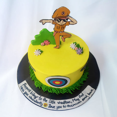 Cute Little Singham Cake! - Crave by Leena