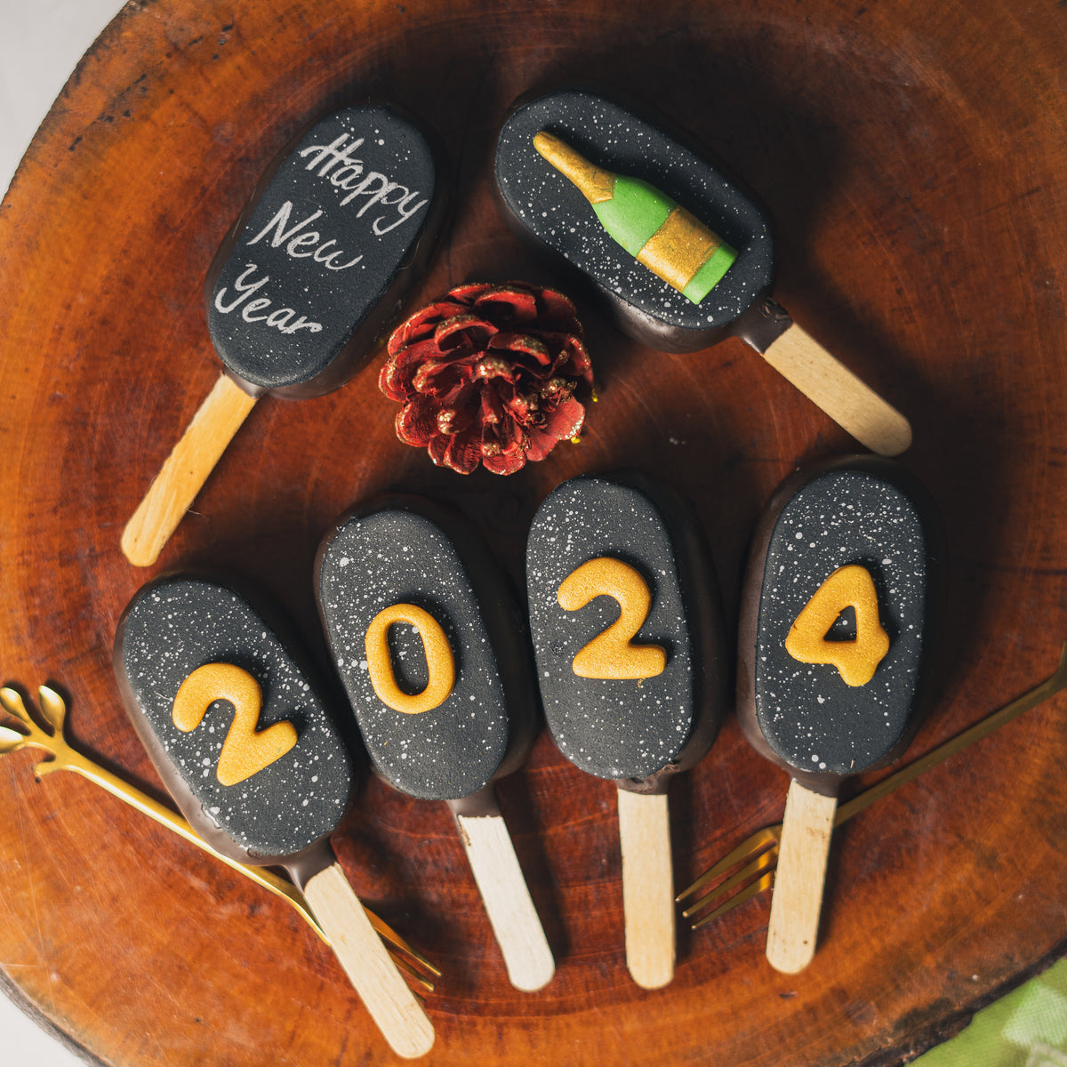 New Year Cakesicles Crave by Leena