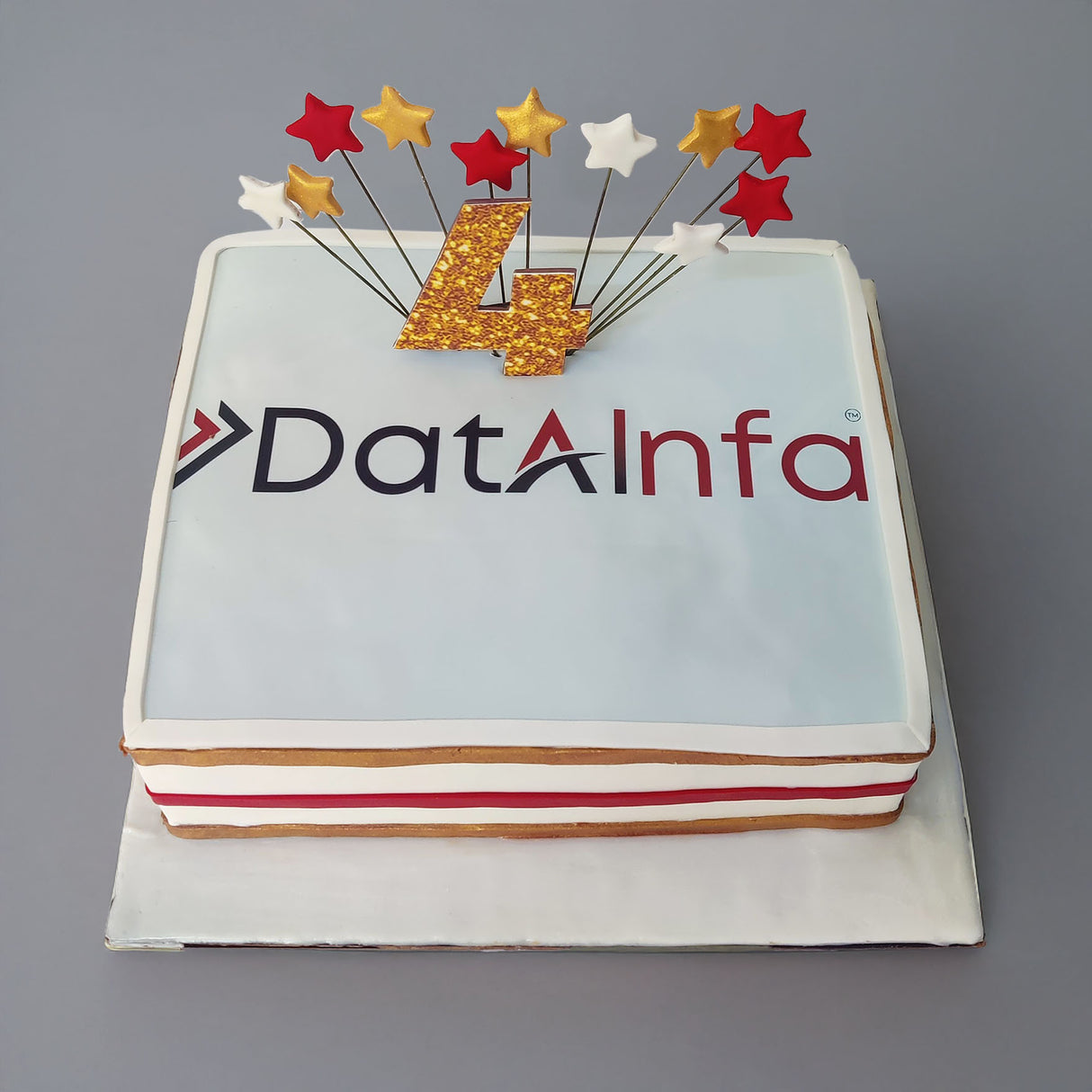 Rectangular-shaped, DataINFA Cake - Crave by Leena