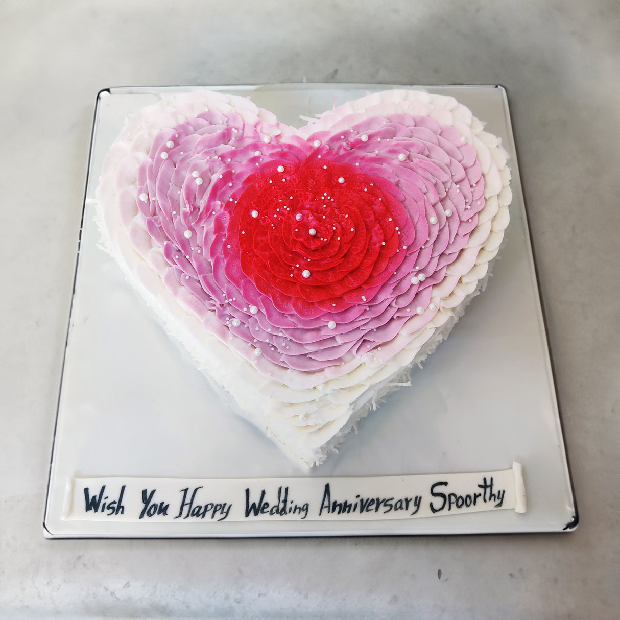 Delightful Heart Cake - Crave by Leena