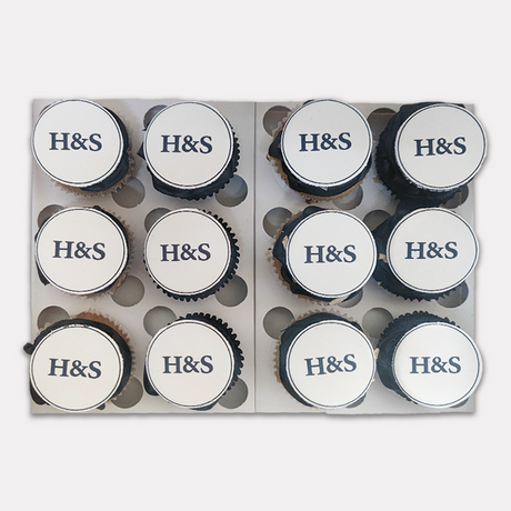 Edible Logo Cupcake - Crave by Leena