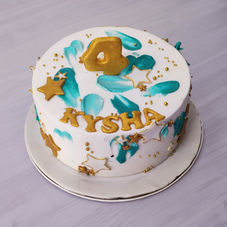 Elegant Stars Theme Cake - Crave by Leena