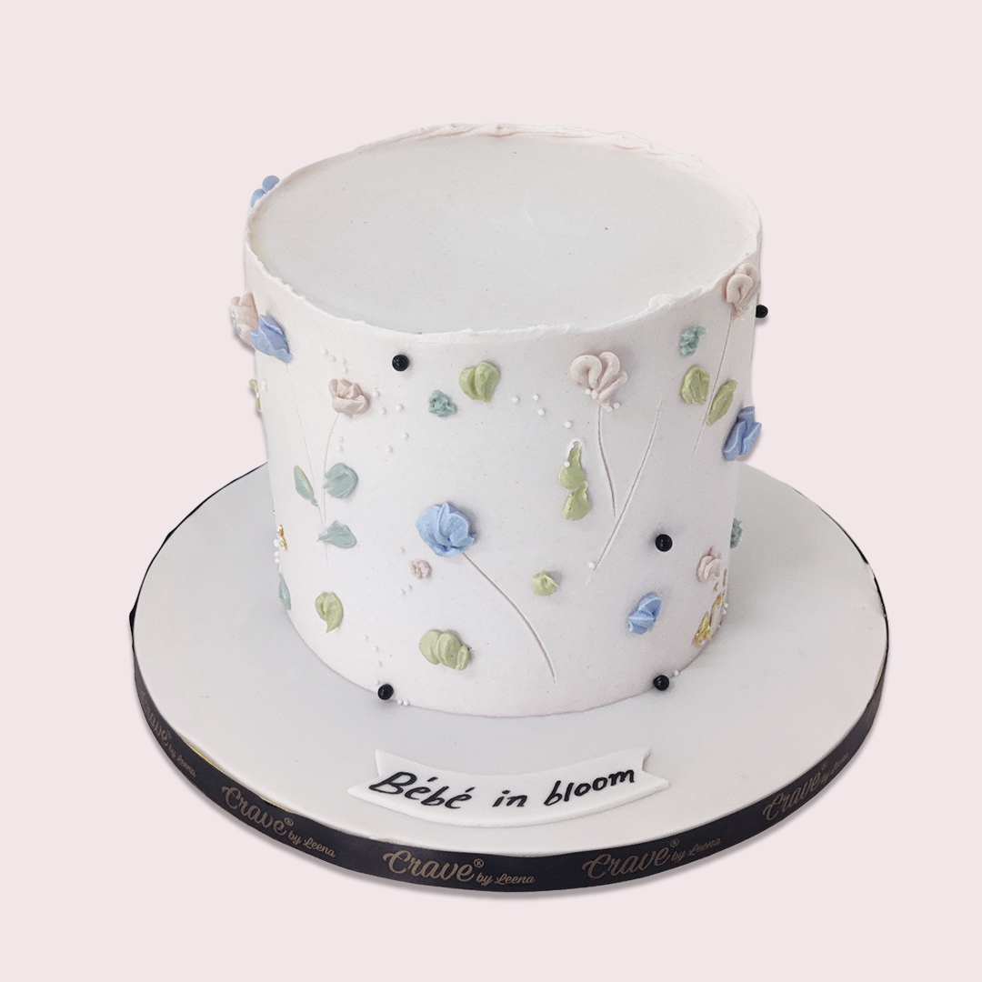 Floral Baby Shower with Topper - Crave by Leena