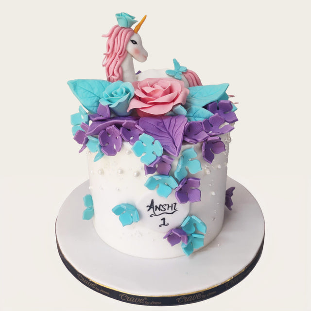 Floral Unicorn - Crave by Leena