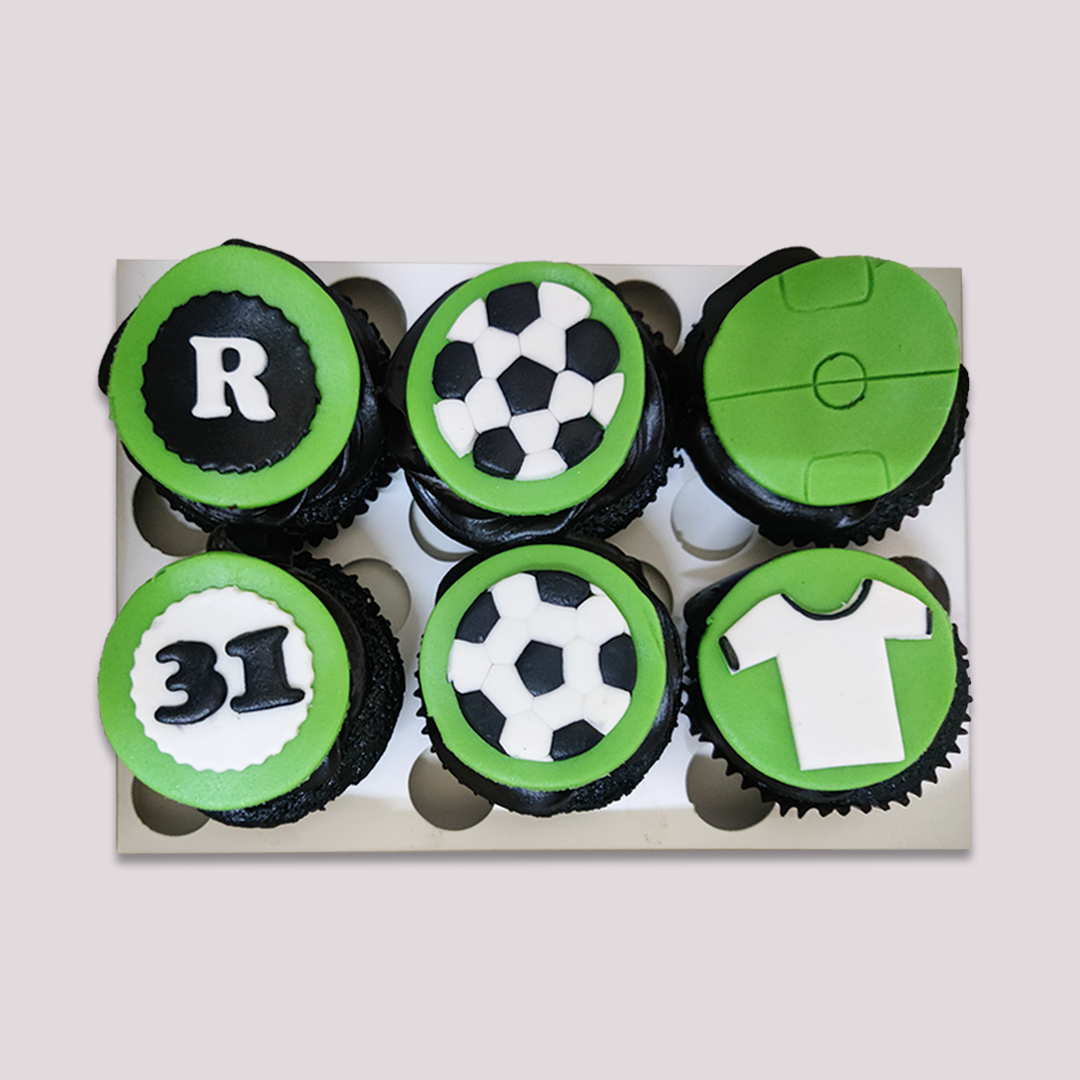 Football Theme Cupcakes - Crave by Leena