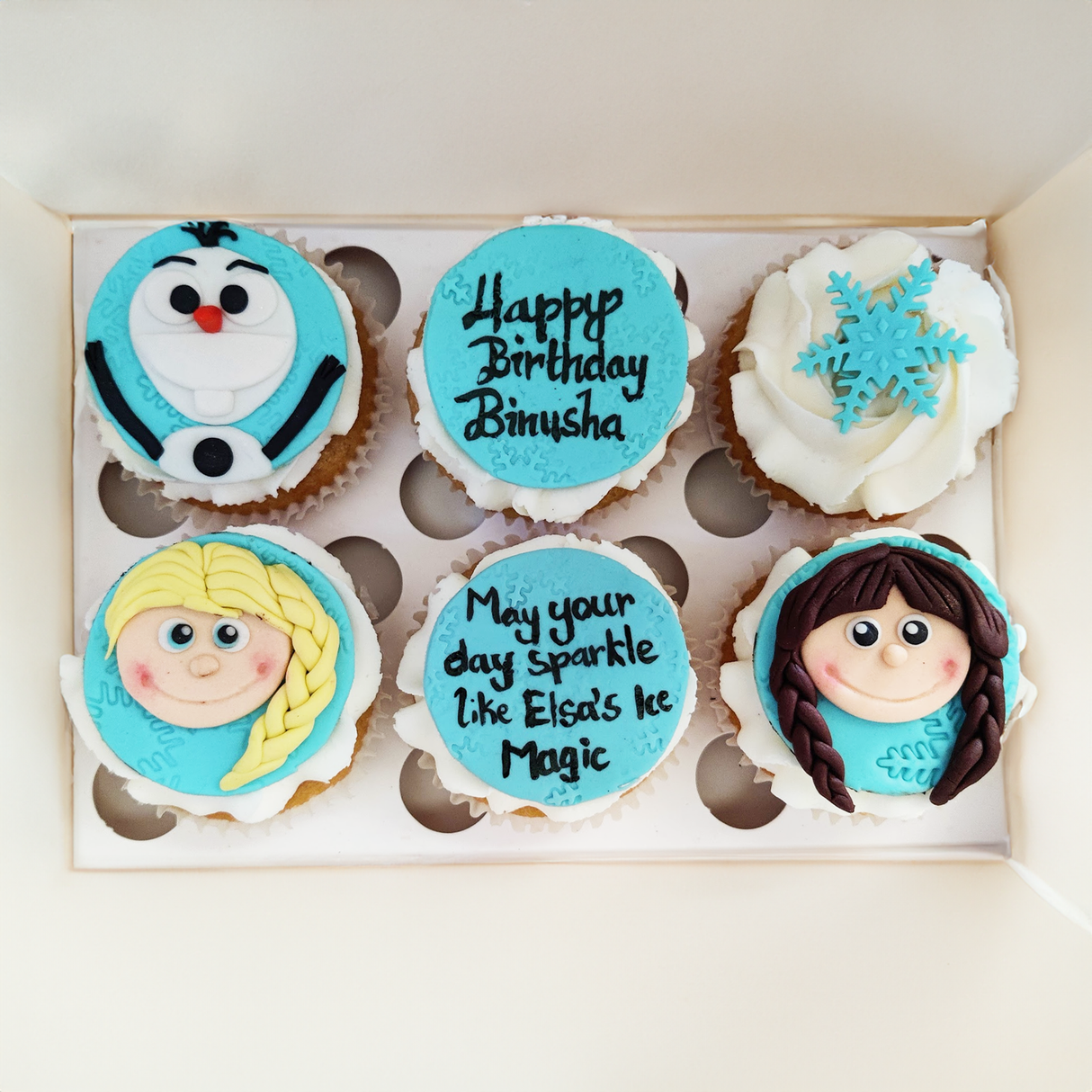 Frozen-Themed Cupcakes - Crave by Leena