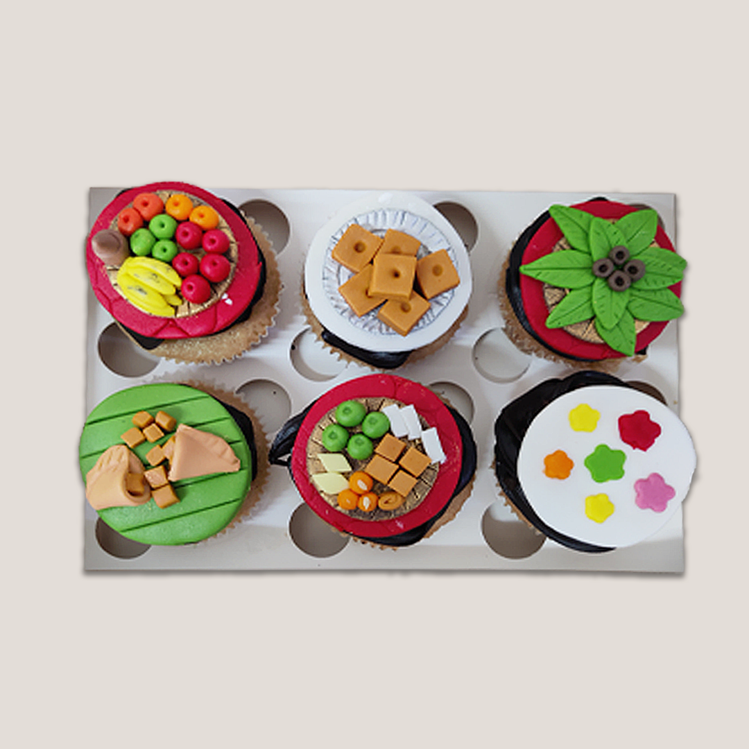 Ganesha Theme Cupcake - Crave by Leena