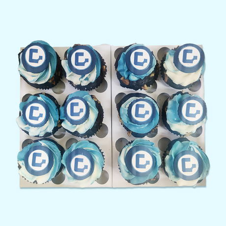 Genesis Global Logo Cupcakes - Crave by Leena