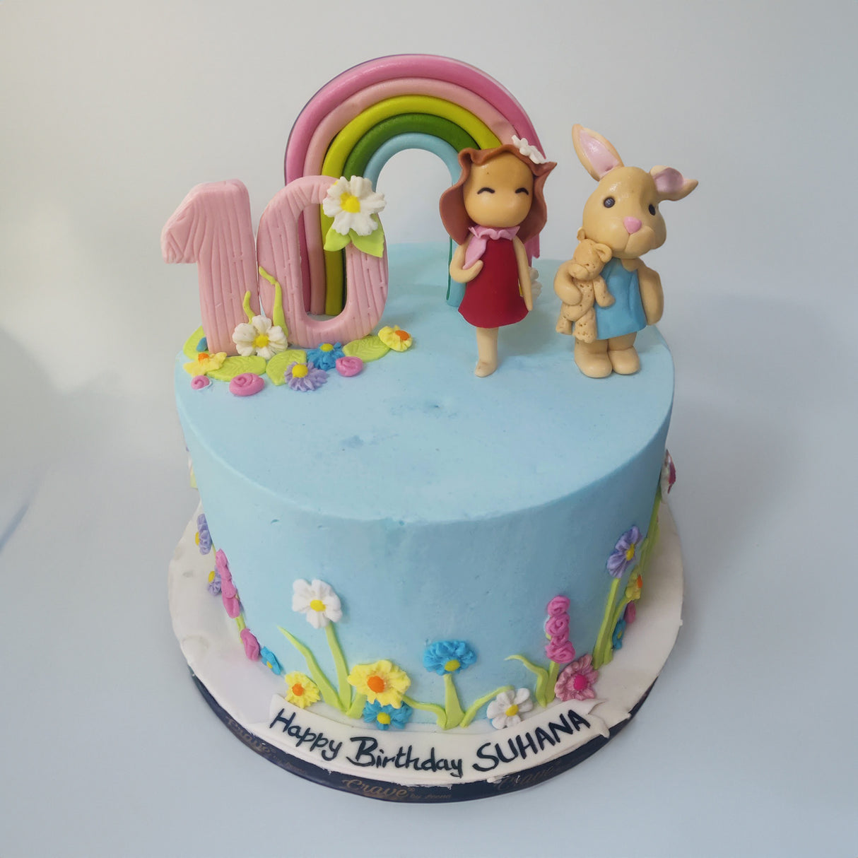 Girl with Her Bunny - Crave by Leena