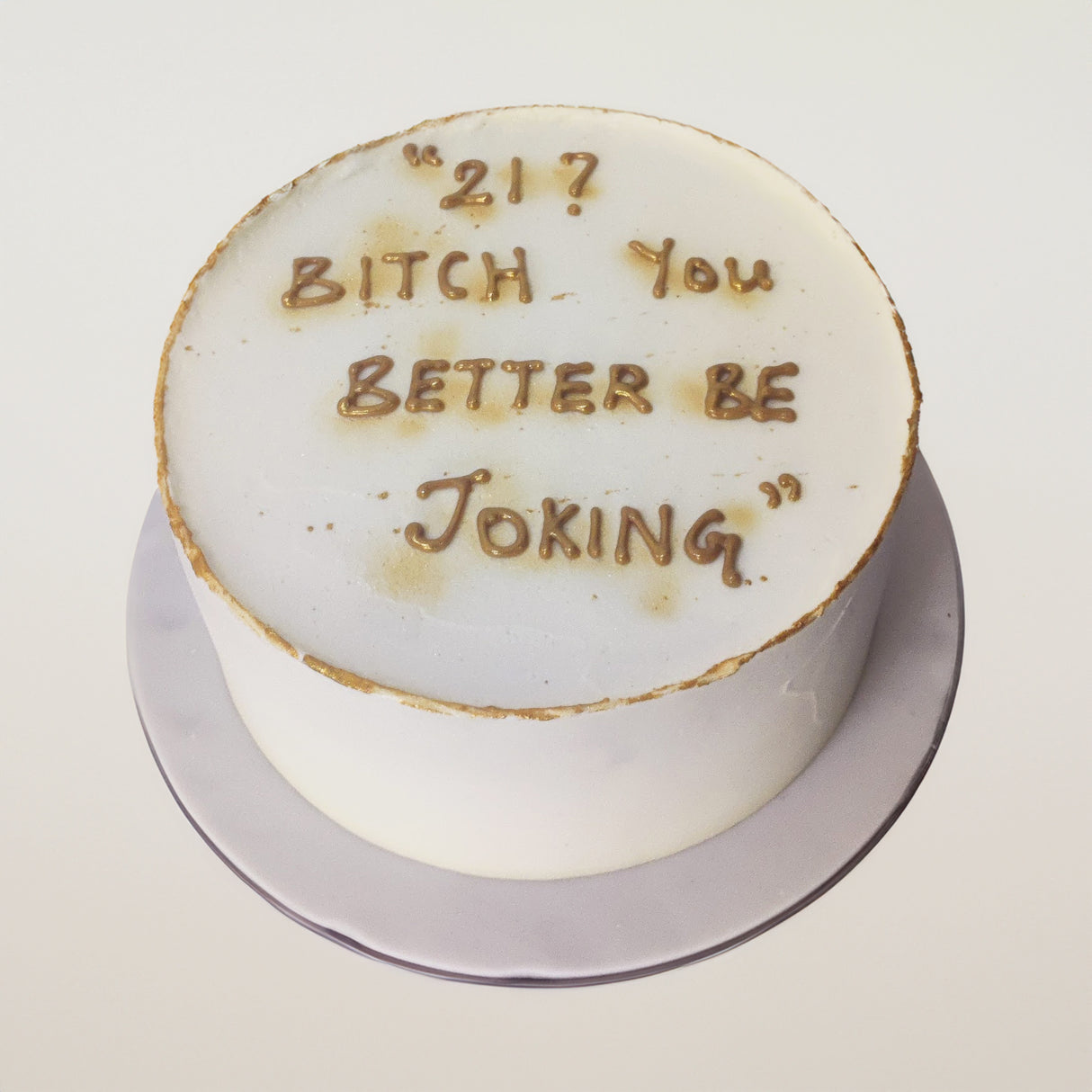 Golden Faultline Cake - Crave by Leena