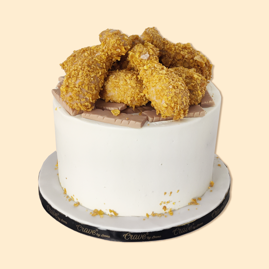 Hot Fried Chicken Cake - Crave by Leena
