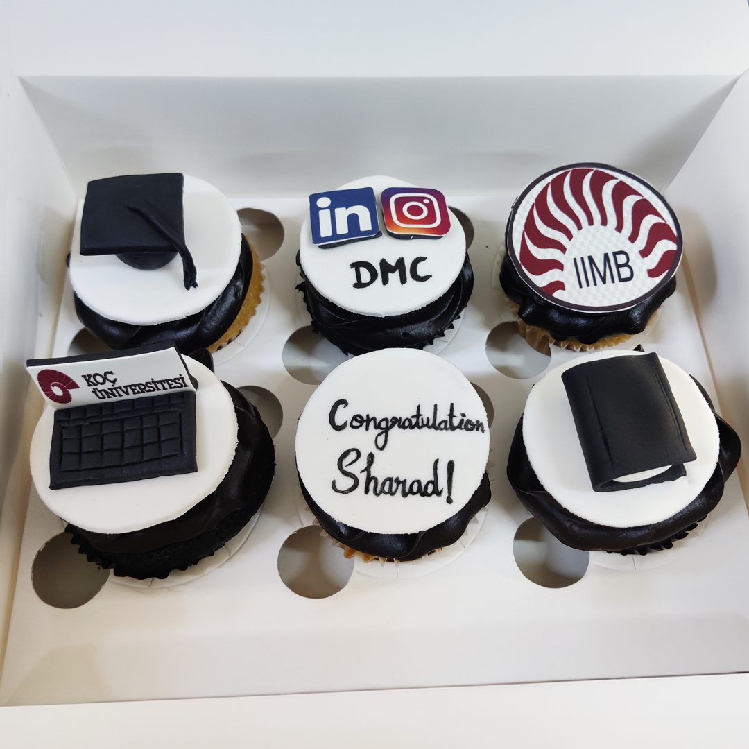 IIMB Graduation cupcakes - Crave by Leena