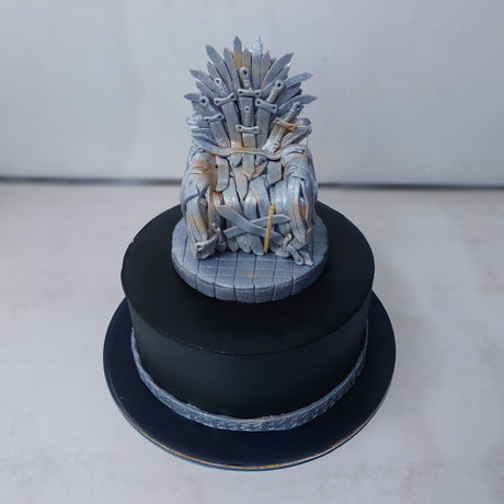 Iron Throne theme cake - Crave by Leena
