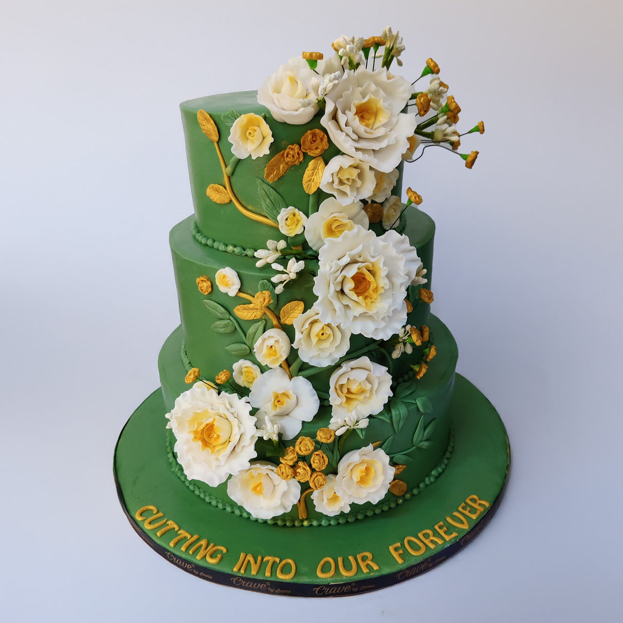 Luxurious Floral cake - Crave by Leena
