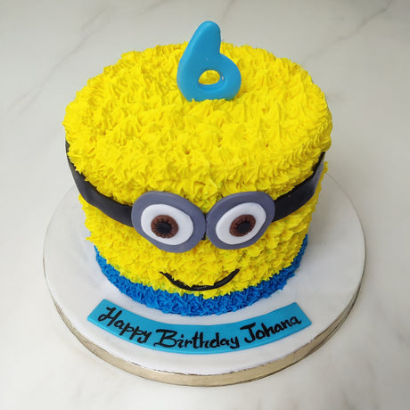 Minion Cream Cake - Crave by Leena