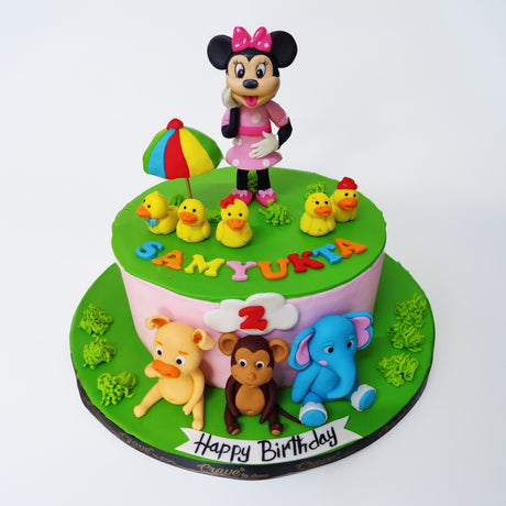 Minnie theme cake - Crave by Leena