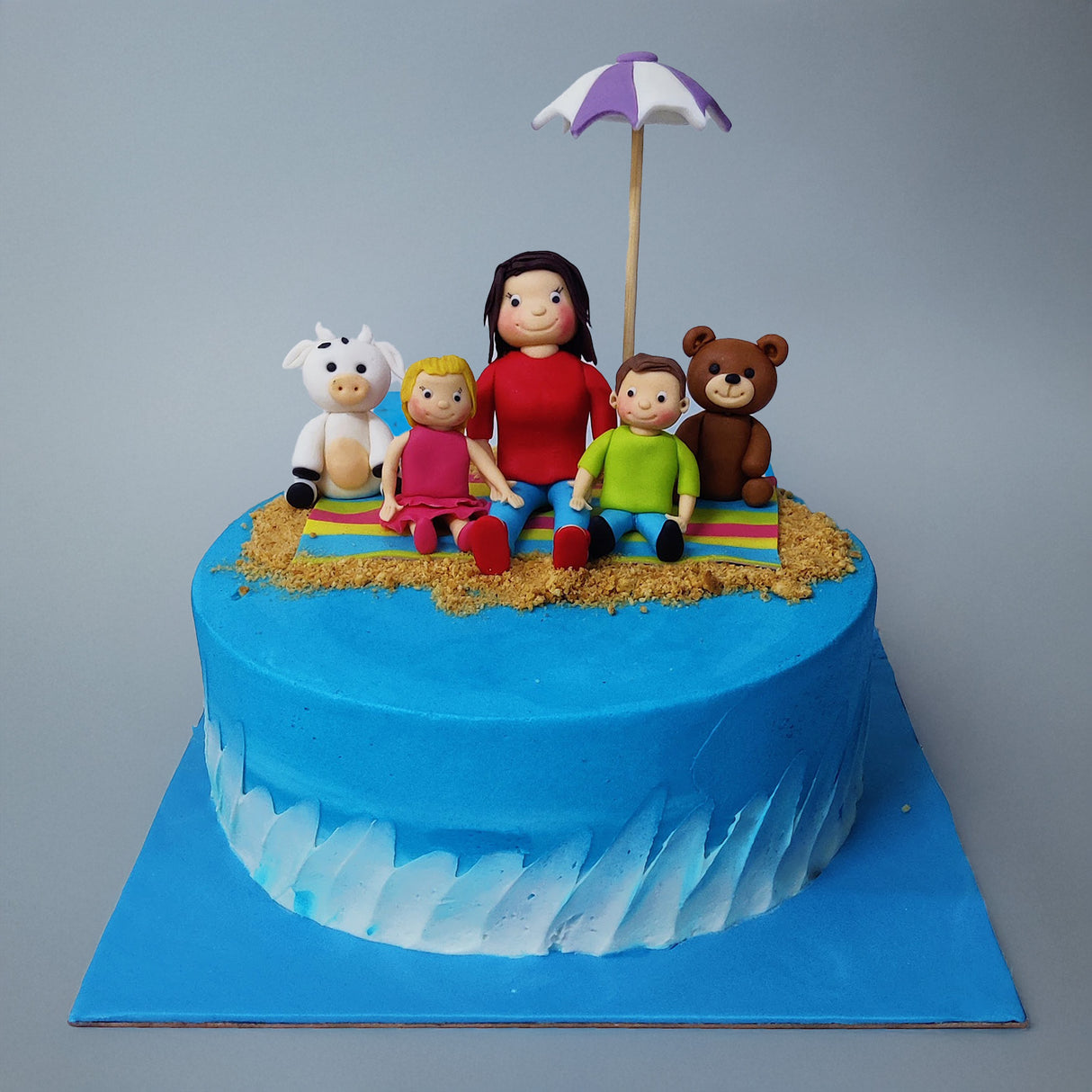 Mom Chilling with Her Kids - Crave by Leena