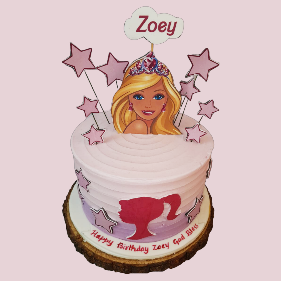 barbie theme cake - Crave by Leena