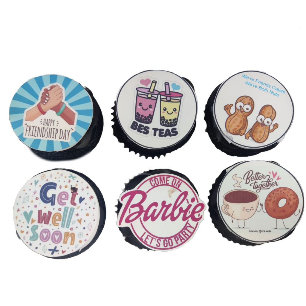 Best Friends Cupcakes (Box of 6) - Crave by Leena