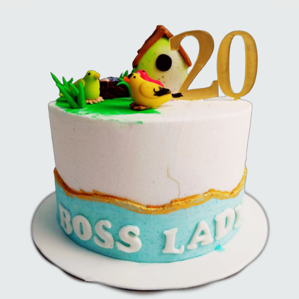 Birds Love Faultline Cake - Crave by Leena