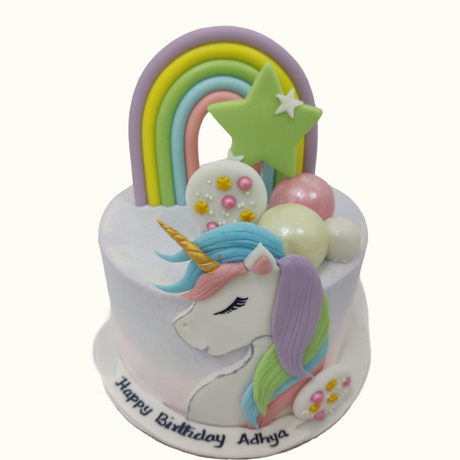 Unicorn with rainbow - Crave by Leena