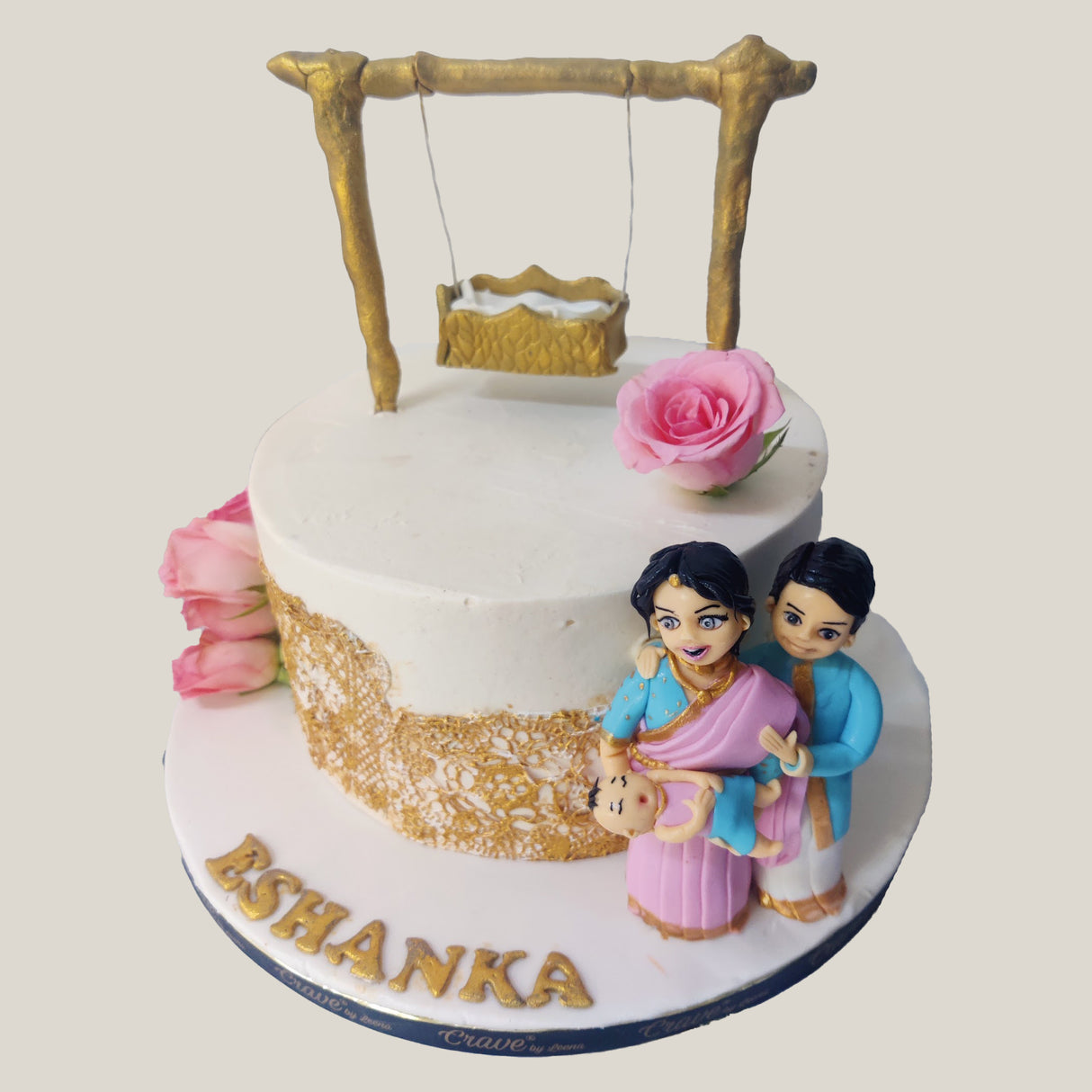 Naming ceremony cake - Crave by Leena