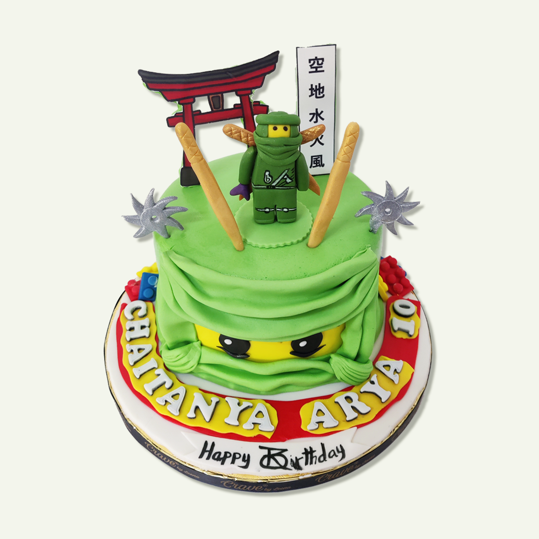 Ninjago Theme Cake - Crave by Leena