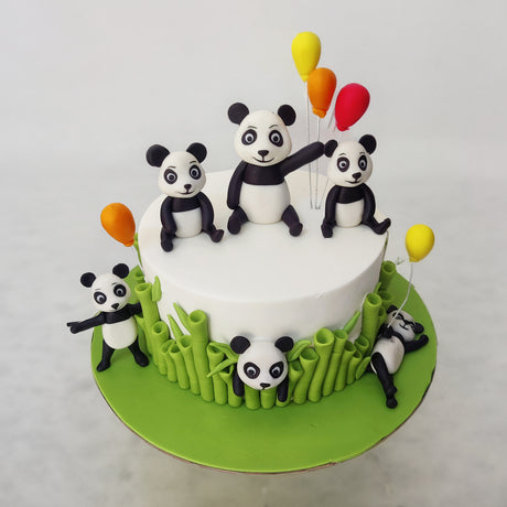 Panda Theme Cake - Crave by Leena