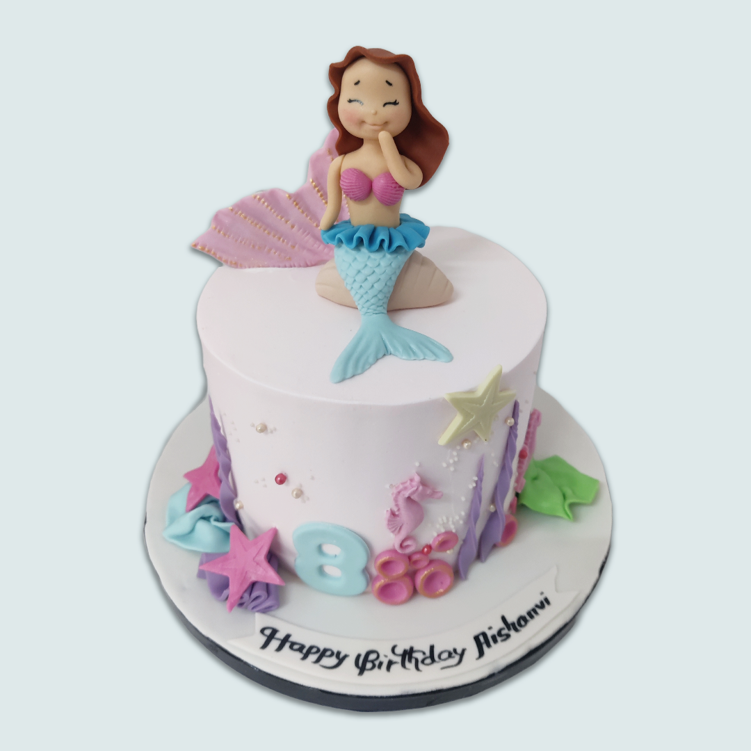 Pastle Mermaid Cake - Crave by Leena