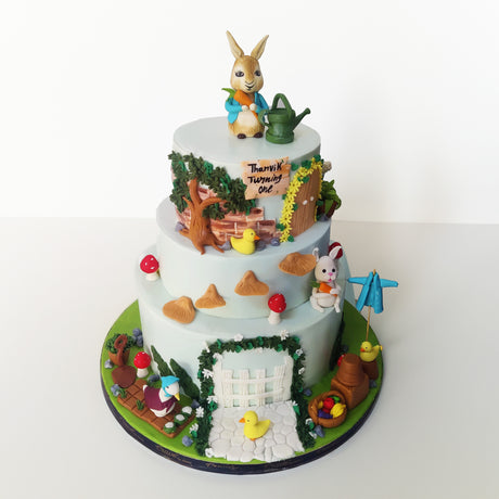Peter Rabbit-Themed Birthday Cake - Crave by Leena