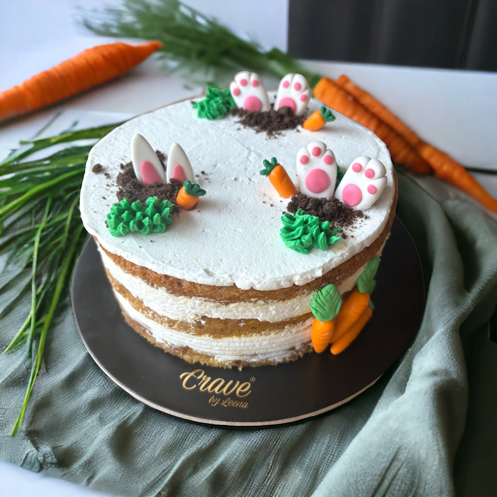 Carrot Bunny Cake - Crave by Leena
