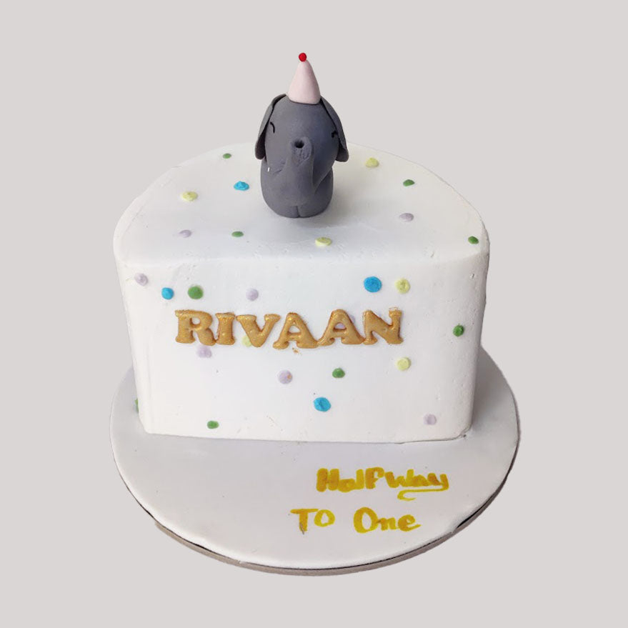 Polka Party Half Cake - Crave by Leena