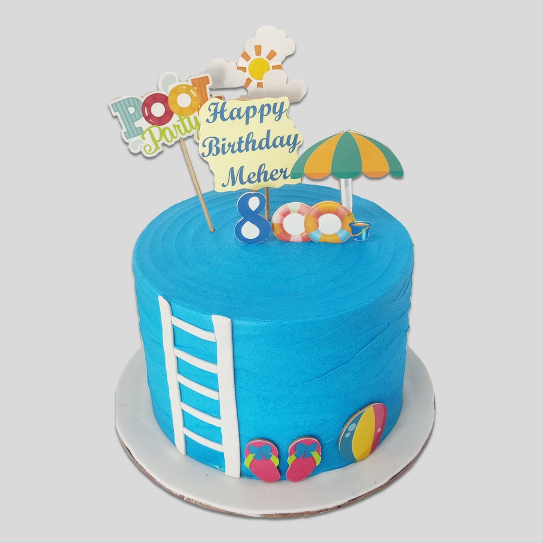Pool Party Cake - Crave by Leena