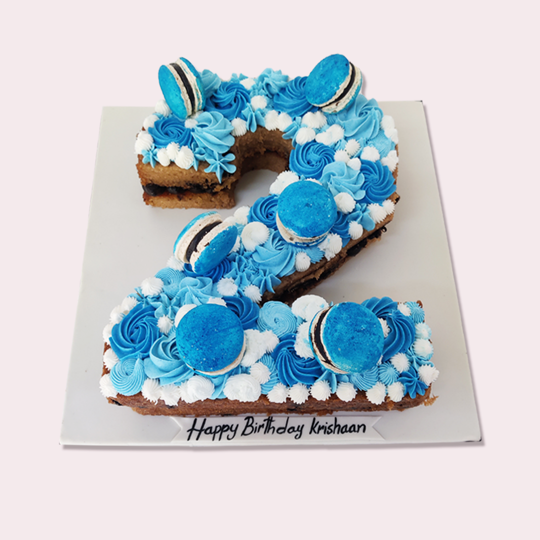 Rosettes and Macarons Cake - Crave by Leena